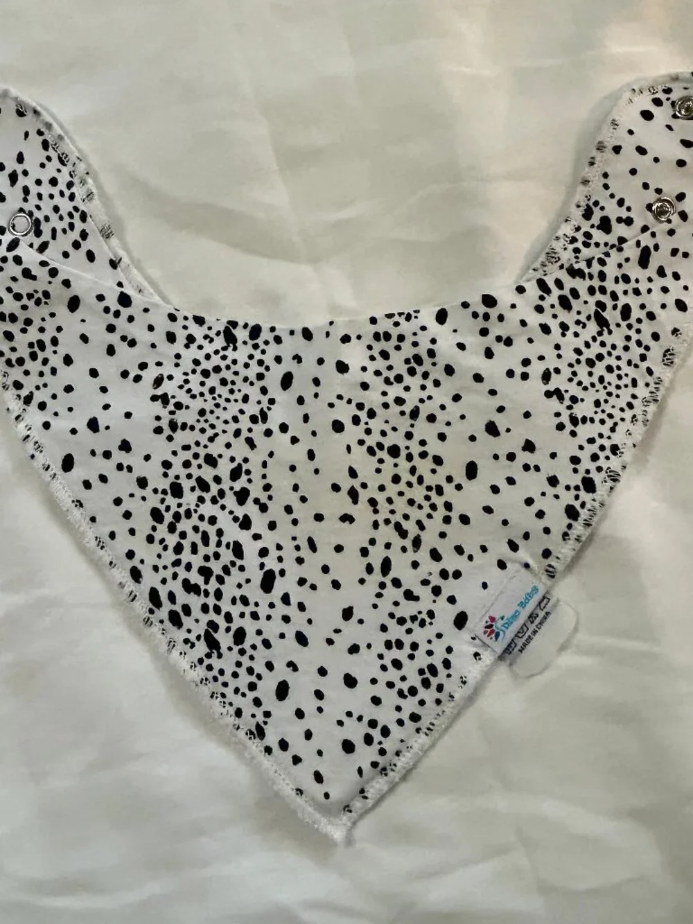 6 Pack Baby Bandana Bibs with Snaps - Like New and Good Condition